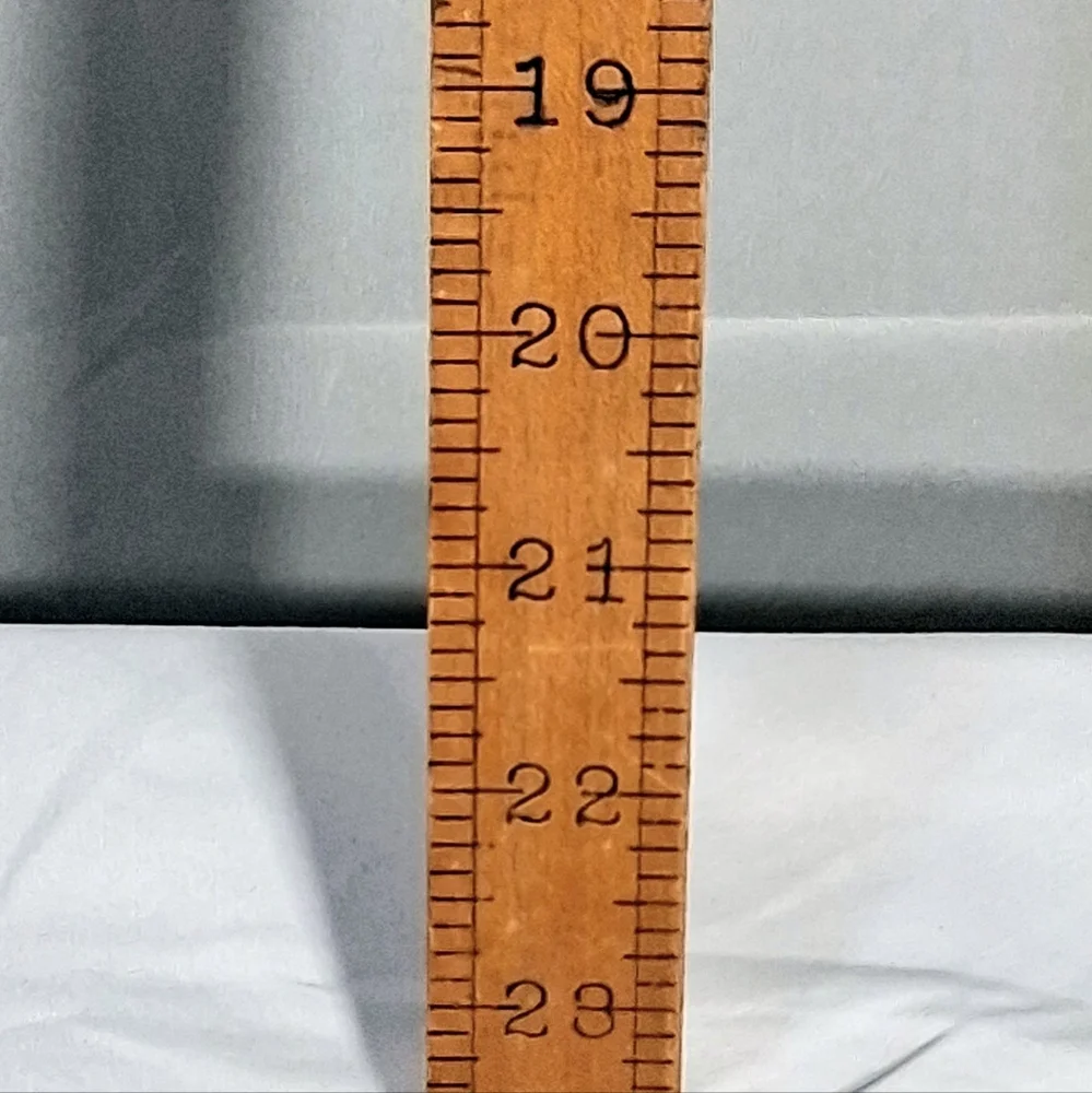 Stanley 34v 1940's Era Vintage Rare Collectible Maple 24" Vertical Ruler - Picture 1 of 12